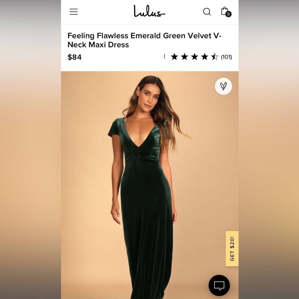 long dark green velvet formal dress